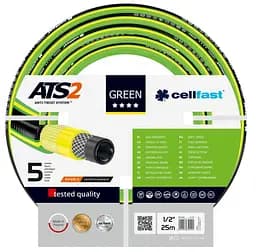 Шланг садовий GREEN ATS 1/2" 25м 5 шарів до 30бар -20…+60°C Cellfast sad0001926 - мініатюра 2