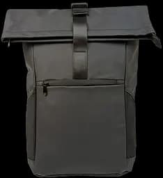 Рюкзак молодіжний проґумований Live in style 18L, чорний, роллтоп, Rolltop-Rucksack