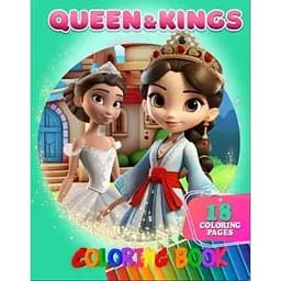 Раскраска для детей Jumbi QueenandKings А05122402 формат А4