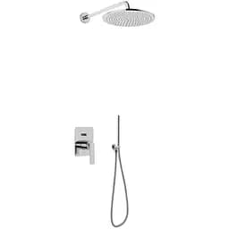 Душова система Kohlman Experience 40 chrome + BOX прихованого монтажу QW210ER40, Хром