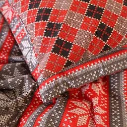 Наволочка MirSon Бязь 17-0658 Jingle 40х60 см червоно-сіра (2200009612176)