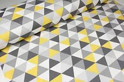 Тканина з тефлоновим просоченням Трикутний принт (від 1 м)