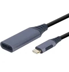 Переходник Cablexpert USB Type-C - DisplayPort (M/F), 0,15 м, Black (A-USB3C-DPF-01)