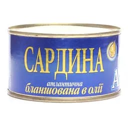 Сардина атлантична Арктика No5 бланшована в олії 240 г