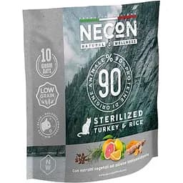 Сухий корм для стерилізованих котів Necon Natural Wellness Sterilized індичка та рис 400 г