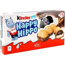 Вафли Kinder Happy Hippo Cacao 100 г (896582)