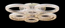 Люстра стельова LED Splendid Ray LT8003/4+4, 240W, білий, сучасний стиль, з пультом, димер - мініатюра 3