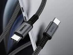 Кабель ArmorStandart PD 100W Aluminum Alloy 2m Black-Grey (ARM69371) - мініатюра 2