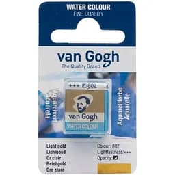 Акварельная краска Van Gogh (802) Светлое золото, кивета