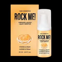 Жидкий вибратор Nuei Rock Me! Печенье с кремом (20 мл): Съедобный, для орального секса и десертной стимуляции