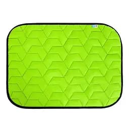 Двухсторонняя подстилка для собак AiryVest, 100х70 см, салатово-черный (86)