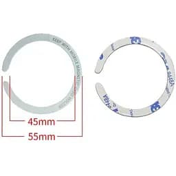 Стальная пластина DK для MagSafe Ring Letter на скотче (Кольцо С / white) - мініатюра 2