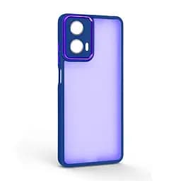 Защитный чехол для Motorola G04/G24/G04s, Shade, синий, TPU+PC, матовый, защита всего корпуса, панель-накладка, противоударный, с большими бортами, амортизирует удары при падениях, ArmorStandart (ARM75715)