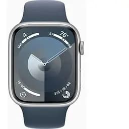 Apple Watch Series 9 GPS 45mm Silver Aluminium with Storm Blue Sport Band M/L MR9E3 - мініатюра 2