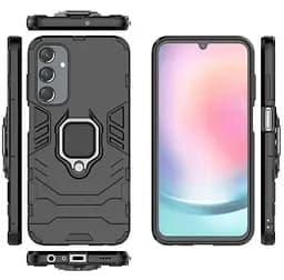 Чохол бампер Primolux Ring Armor для телефона Samsung Galaxy A25 5G (SMA256) Black - мініатюра 3