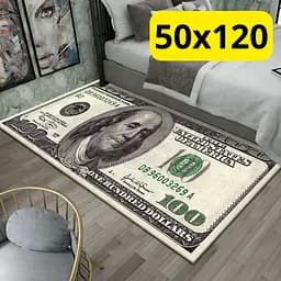 Стильний та зносостійкий килим для дому "100 доларів" 50х120 KT7001703