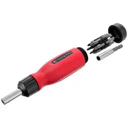 Отвертка с набором бит Intertool реверсивная (12 предметов) VT-1003
