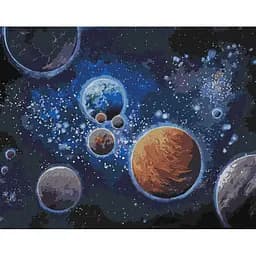 Картина за номерами "Таємниці світів" ©Світлана Теренчук KHO9551 40х50 см Ideyka