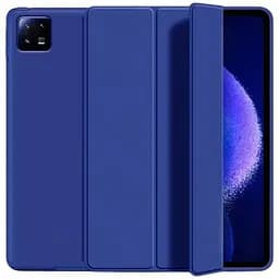Чехол-книжка Flat для планшета Xiaomi Pad 6/Pad 6 Pro Синий