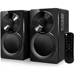 Колонки 2.0 REAL-EL S-405 черный, 2 x 4 Вт, BT, пластиковый корпус