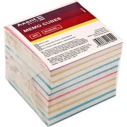 Папір для нотаток Axent Delta Mix 90х90х80 мм непроклеєний (D8015)
