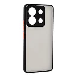 Чехол-накладка для Xiaomi Redmi Note 13 Pro 5G Poco X6 5G, Frosted Matte, черный, противоударный чехол с защитой всего корпуса, термополиуретан TPU + поликарбонат PC, ArmorStandart (ARM71842)