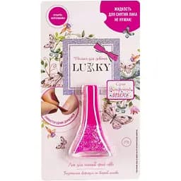 Лак для нігтів Lukky Конфеті-Мікс малиновий перламутр (T16756)