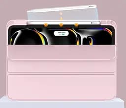 Чохол-книжка DK для Apple iPad Pro 13" M4 2024 Еко-шкіра силікон Smart Case Слот під Стілус pink sand - мініатюра 3