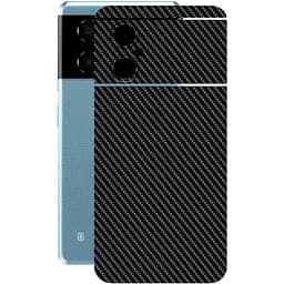 Захисна плівка StatusSKIN для Xiaomi Poco M4 5G Корпус Вініл Карбон чорний - мініатюра 1
