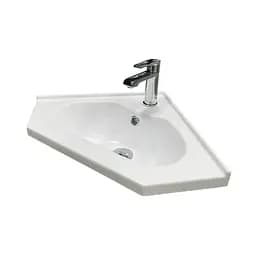 Умивальник накладний Adamant Dorado New White штучний камінь 415x415x145 мм 41,5 см