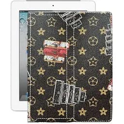 Чохол StatusCASE з екошкіри для планшету Apple iPad 2 (A1396) Луі-Вітон-коричневий