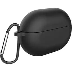 Чохол-накладка DK Silicone Candy Friendly з карабіном для Huawei FreeBuds Pro (black)