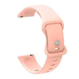Ремінець для Samsung Galaxy Watch 6 40mm 6 44mm - бежево-рожевий ширина кріплення 20мм силікон Watchbands Eight (W40-7WB79010509) - мініатюра 3