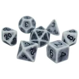 Набір кубиків Ancient 7 Dice Set - White , 7 шт. (g7danc06)