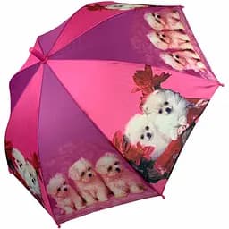 Дитяча парасолька-палиця напівавтомат The Best 88 см рожева