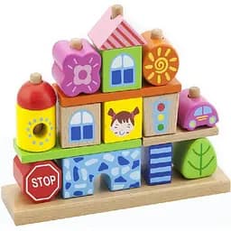 Набор кубиков Viga Toys Город (50043)