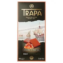 Шоколад Trapa Choco Milk Caramel & Sea Salt 100 г