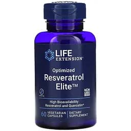 Ресвератрол Life Extension Optimized Elite 60 капсул