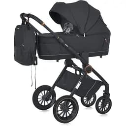 Детская коляска универсальная El Camino 2 в 1 ERA ME 1100-1 Black Ink