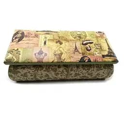 Скринька Париж масив дерева 9х16х7.5 см