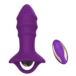 Анальная игрушка с вибро Kylin purple (with remote) Boss Series 52-00084-1 101661