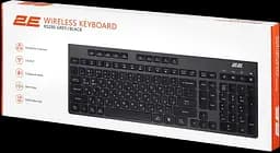Клавіатура бездротова 2E KS280 Black/Gray (2E-KS280WBGR_UA) - мініатюра 3