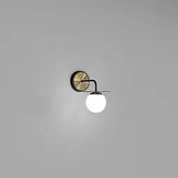 Настінний світильник SV0030-1P BK+GD