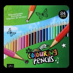 Карандаши цветные Artista в металлическом пенале 24 цвета 24 шт. (849950)