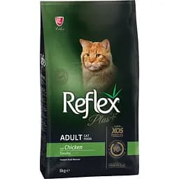 Сухий корм для котів Reflex Plus з куркою 8 кг