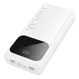 Зовнішній акумулятор HOCO J144A Hymn power bank(30000mAh) White (6942007642149) - мініатюра 3