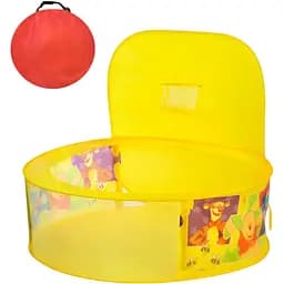 Дитячий намет-манеж Intex MR 1489-1 Вінні-Пух і друзі з баскетбольним кільцем, у сумці