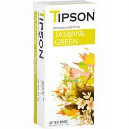 Чай зеленый Tipson с жасмином, 25 пакетиков, 37,5 г (726005)