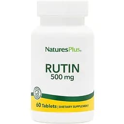 Вітаміни та мінерали Natures Plus Rutin 500 mg, 60 таблеток