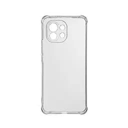 Прозрачный чехол для Xiaomi Mi 11 с защитой камеры и усиленными бортами, тонкий, силиконовый, бесцветный, ударостойкий, противоударный бампер c закрытой камерой, ArmorStandart (ARM58179)